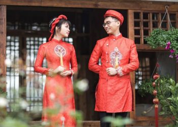 áo Dài Cưới Cô Dâu Chú Rể